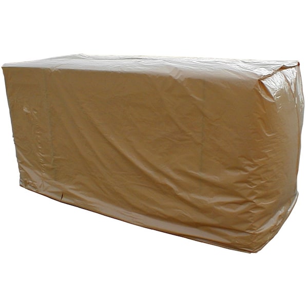 148X 76 4 ft X 8 ft Pallet Cover Tan Buff Opaque